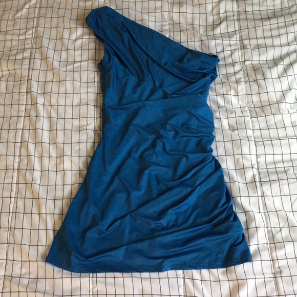 Ark & Co One-Shoulder Mini Party Dress Size S - Picture 2 of 7